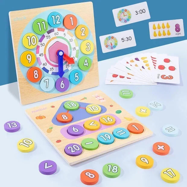 2 in 1 Digital Clock  Quiz puzzle